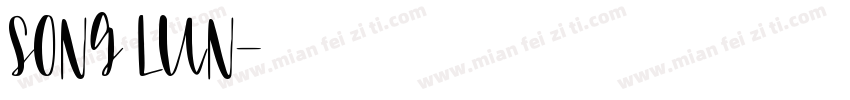 SONG LUN字体转换